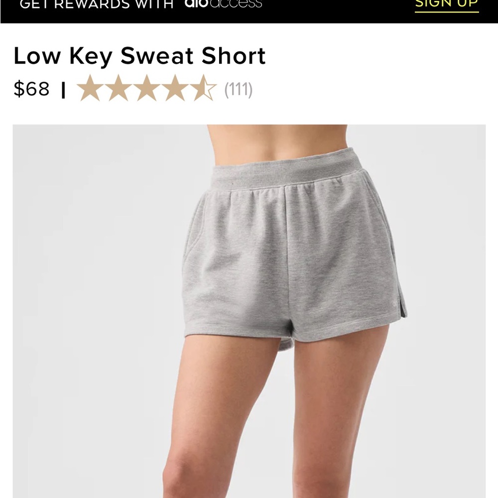 All Lowkey Short XS